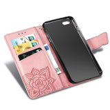 New Luxury Embossed Butterfly Leather Wallet Flip Case for IPHONE 6/6S