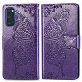 Luxury Embossed Butterfly Leather Wallet Flip Case For Samsung
