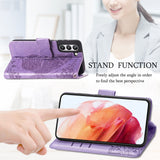 Luxury Embossed Butterfly Leather Wallet Flip Case For Samsung Galaxy S21FE