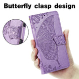 Luxury Embossed Butterfly Leather Wallet Flip Case For Samsung Galaxy S8 Plus