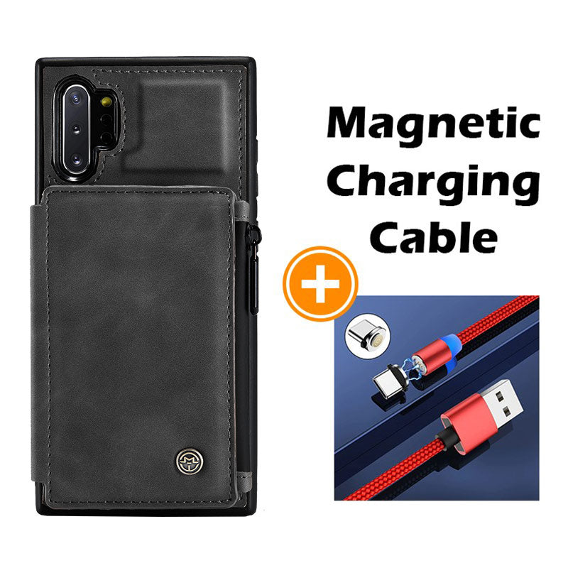 Nouvel étui portefeuille multifonction de luxe pour Samsung Note10 Plus