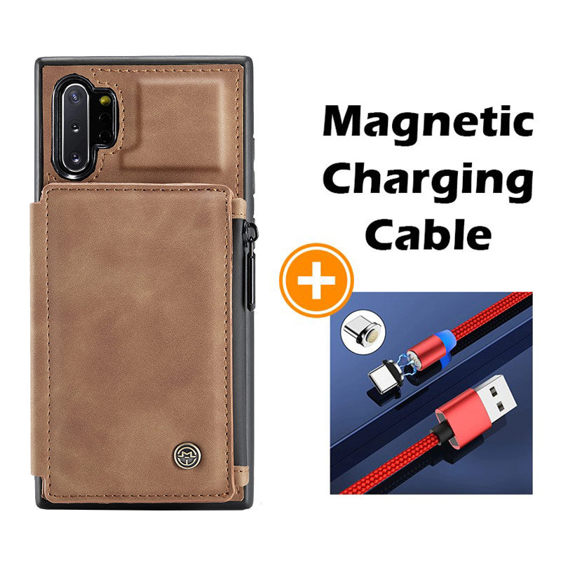 Nouvel étui portefeuille multifonction de luxe pour Samsung Note10 Plus