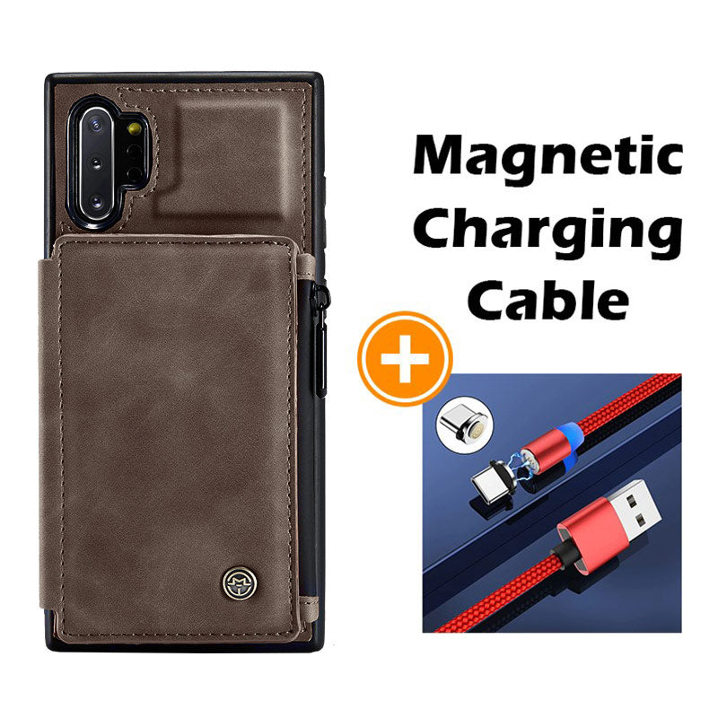 Nouvel étui portefeuille multifonction de luxe pour Samsung Note10 Plus