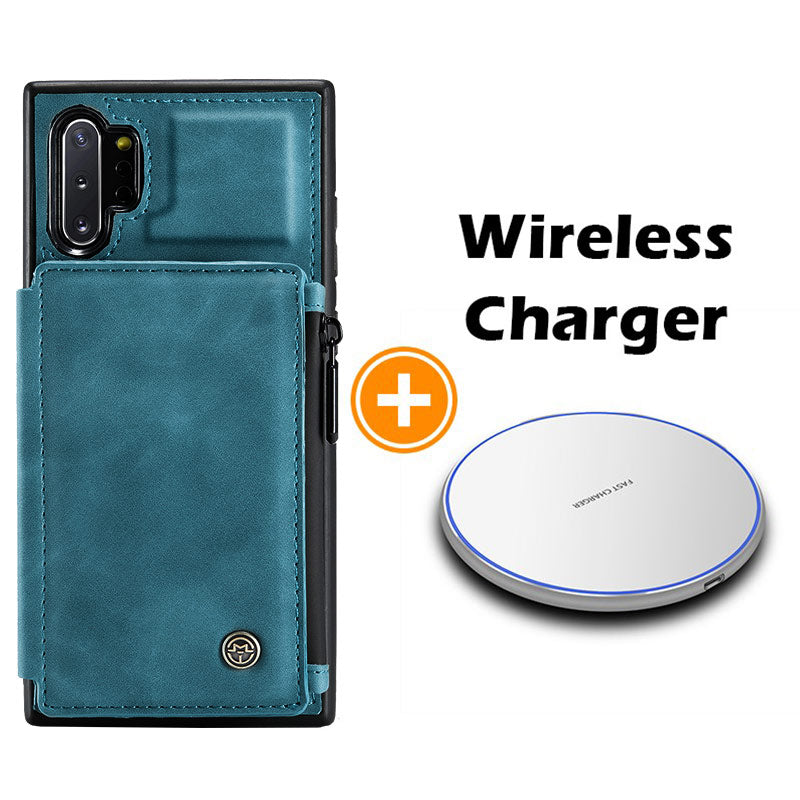 Nouvel étui portefeuille multifonction de luxe pour Samsung Note10 Plus