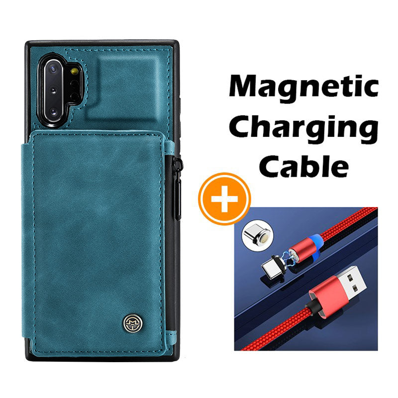 Nouvel étui portefeuille multifonction de luxe pour Samsung Note10 Plus