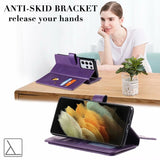 Multifunctional Large-Capacity Wallet Phone Case For Samsung S21 Series