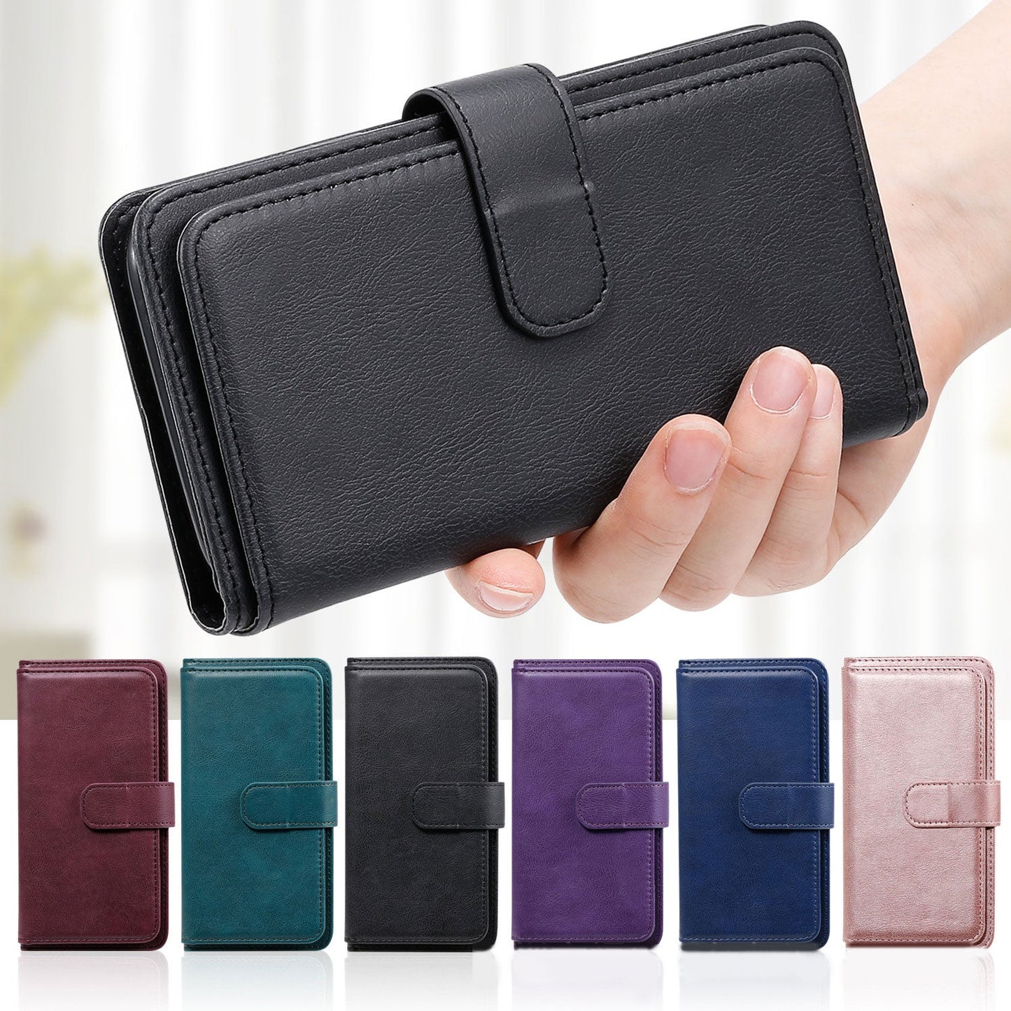 Multifunctional Large-Capacity Wallet Phone Case For Samsung A71