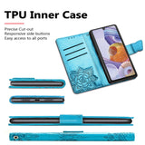 Luxury Embossed Butterfly Leather Wallet Cover for LG Stylo 6