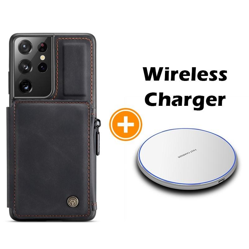 Nouvel étui portefeuille multifonction de luxe pour téléphone Samsung S21 Series