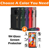 New Crossbody Zipper Wallet Phone Case For Samsung S9