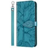 New 3D Embossed Life Tree Wallet Phone Case For Samsung A Series