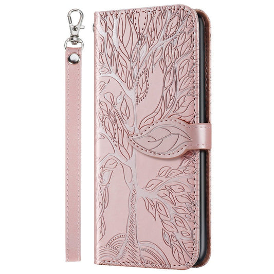 New 3D Embossed Life Tree Wallet Phone Case For Samsung S Series