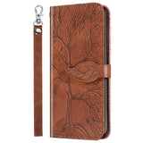New 3D Embossed Life Tree Wallet Phone Case For Samsung A Series