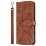New 3D Embossed Life Tree Wallet Phone Case For Samsung S Series