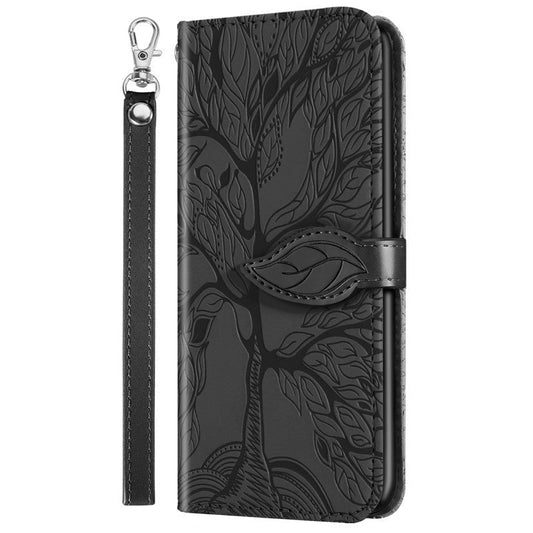 New 3D Embossed Life Tree Wallet Phone Case For iPhone