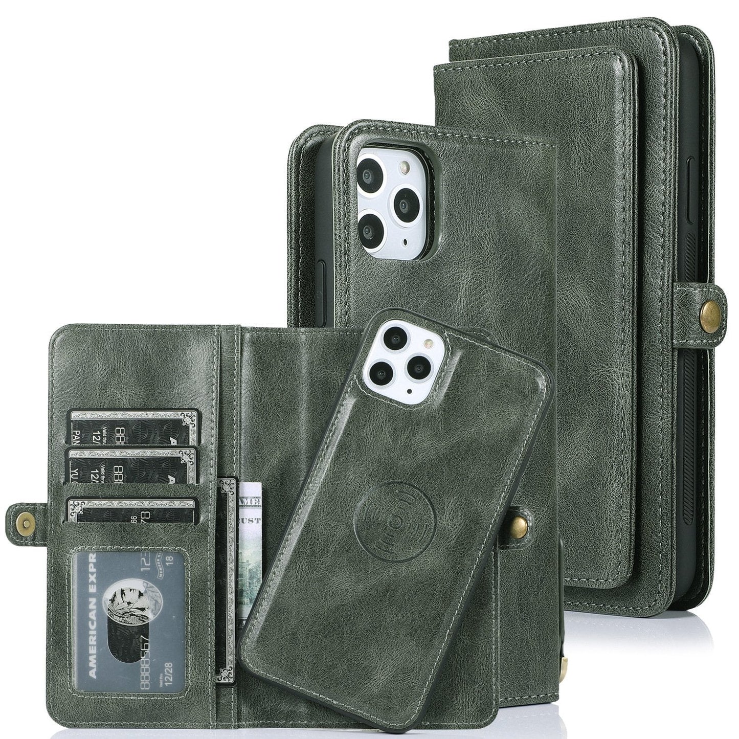 Multifunctional Split Magnetic Wallet Phone Case For iPhone 13 Series