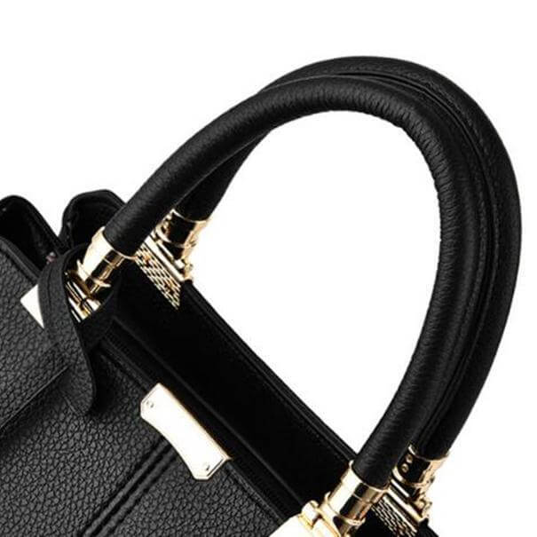Sacs à main en cuir pour femmes, motif branches d'arbre en métal