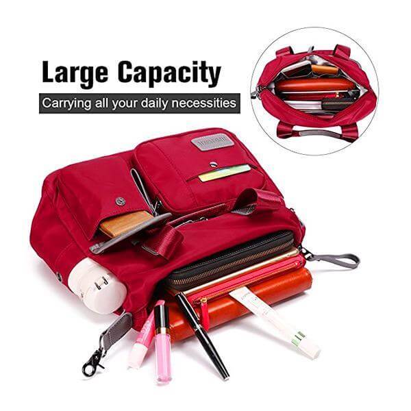 Waterproof Handbags Solid Shoulder Bags