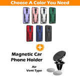 New Extraordinary Armor Bracket Magnetic Case For Moto G Play 2021