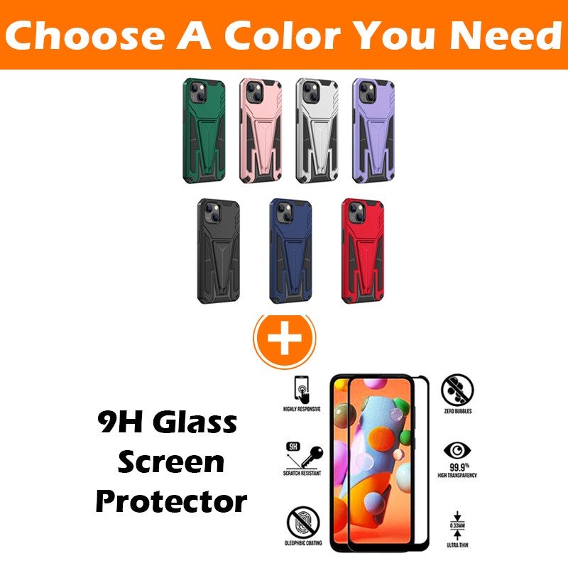 Nouvelle coque de téléphone magnétique pour iPhone 13 avec support d'armure extraordinaire