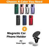 New Extraordinary Armor Bracket Magnetic Phone Case For iPhone 13 Pro