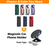 New Extraordinary Armor Bracket Magnetic Phone Case For Samsung A21 (US)