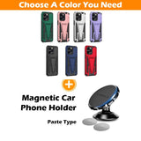 New Extraordinary Armor Bracket Magnetic Phone Case For iPhone 13 Pro