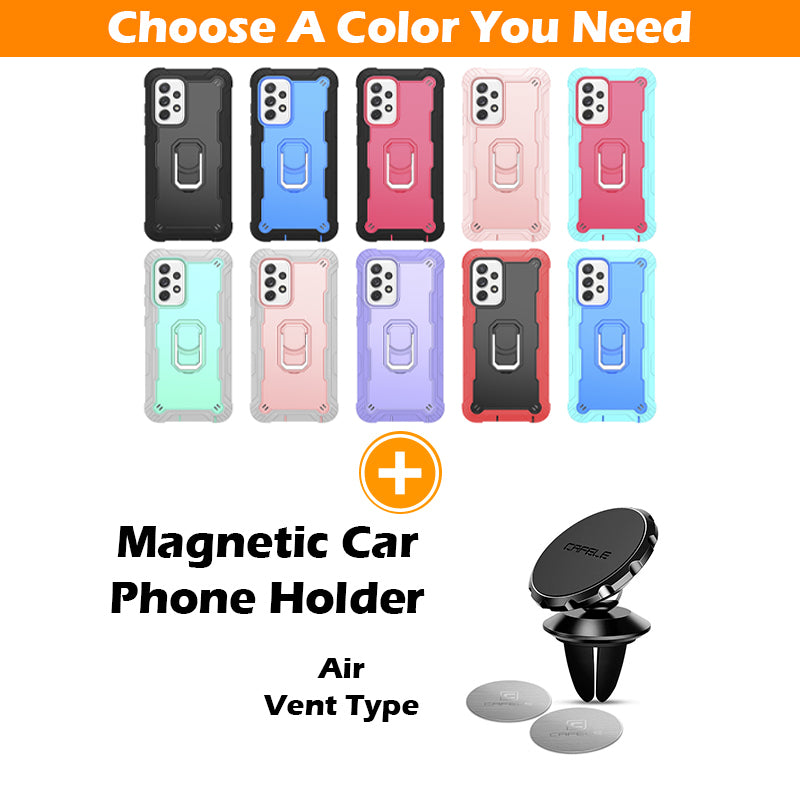 Coque antichoc avec support pour Samsung A52 5G