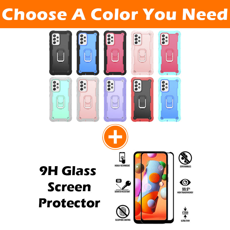 Coque antichoc avec support pour Samsung A52 5G