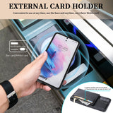 New Upgrade Multifunctional Wallet Zipper Phone Case  For Samsung S21FE