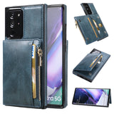 New Upgrade Multifunctional Wallet Zipper Phone Case  For Samsung Note20 Ultra