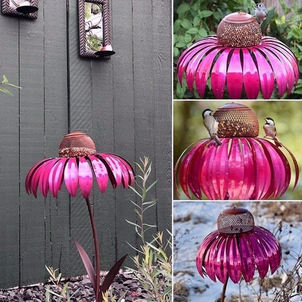 Mangeoire à oiseaux d'extérieur 2023 🌹Décoration de printemps💖