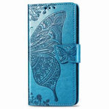 Luxury Embossed Butterfly Leather Wallet Flip Case For Samsung A21S