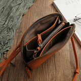 Retro Multi-pocket Roomy Crossbody Bag for Women