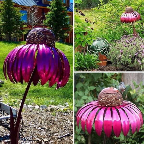 Mangeoire à oiseaux d'extérieur 2023 🌹Décoration de printemps💖