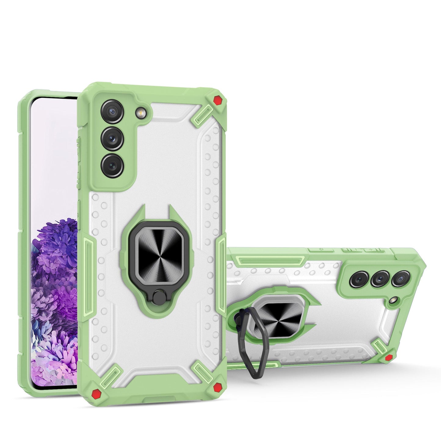 New Upgrade Luxury Anti-fall Airbag Ring Bracket Case For Samsung S21 Plus 5G