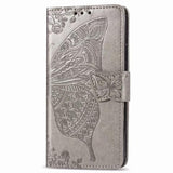 Luxury Embossed Butterfly Leather Wallet Flip Case For Samsung Galaxy S8 Plus