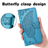Luxury Embossed Butterfly Leather Wallet Flip Case For Samsung A52 5G