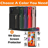 New Crossbody Zipper Wallet Phone Case For Samsung Note10 Plus