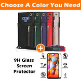 New Crossbody Zipper Wallet Phone Case For Samsung Note9