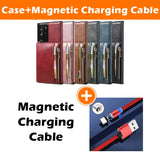 New Upgrade Multifunctional Wallet Zipper Phone Case  For Samsung Note20 Ultra