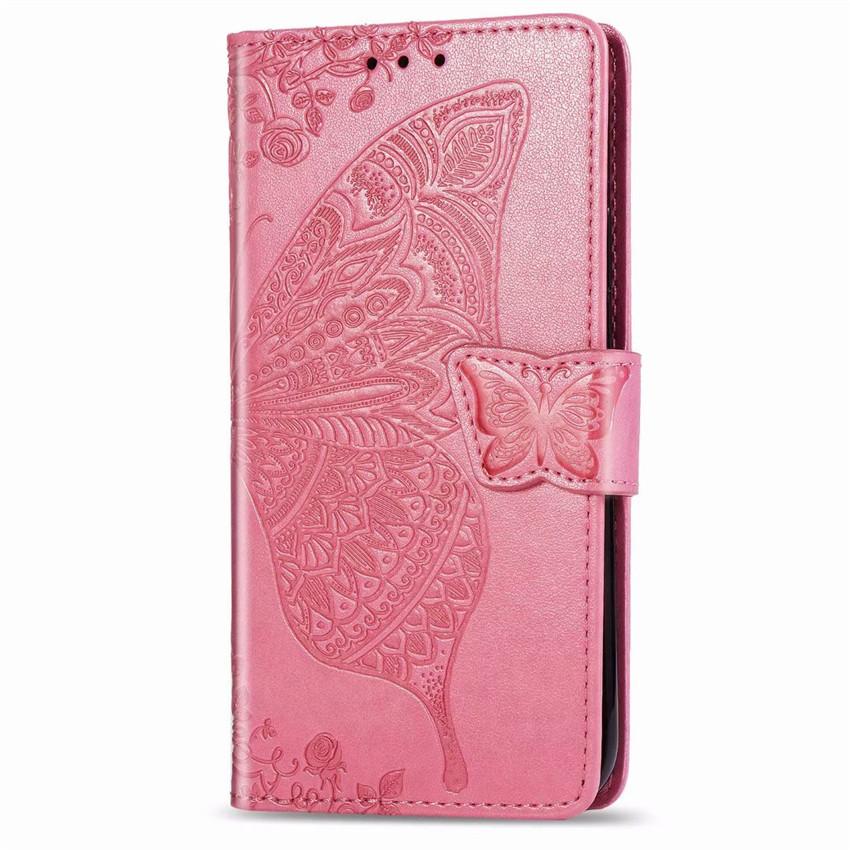 Luxury Embossed Butterfly Leather Wallet Flip Case For Samsung Galaxy S10 Plus