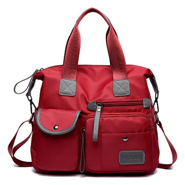 Waterproof Handbags Solid Shoulder Bags
