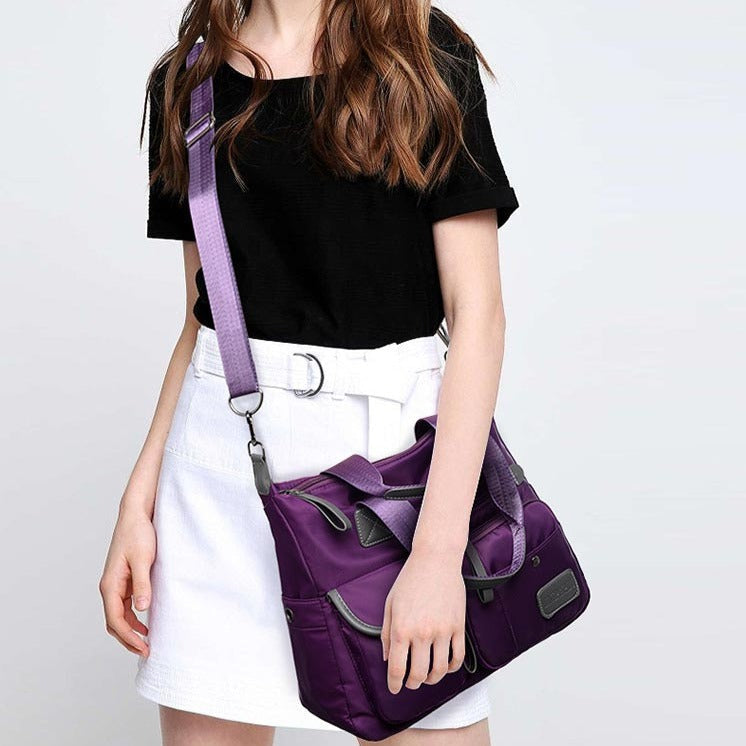 Waterproof Handbags Solid Shoulder Bags