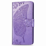 Luxury Embossed Butterfly Leather Wallet Flip Case For Google Pixel