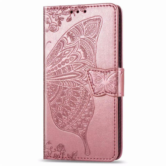 Luxury Embossed Butterfly Leather Wallet Flip Case For Samsung A40