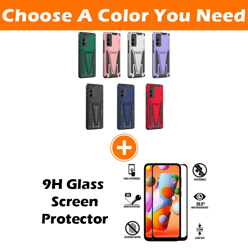 Nouvelle coque de téléphone magnétique avec support d'armure extraordinaire pour Samsung S20FE 4G/5G