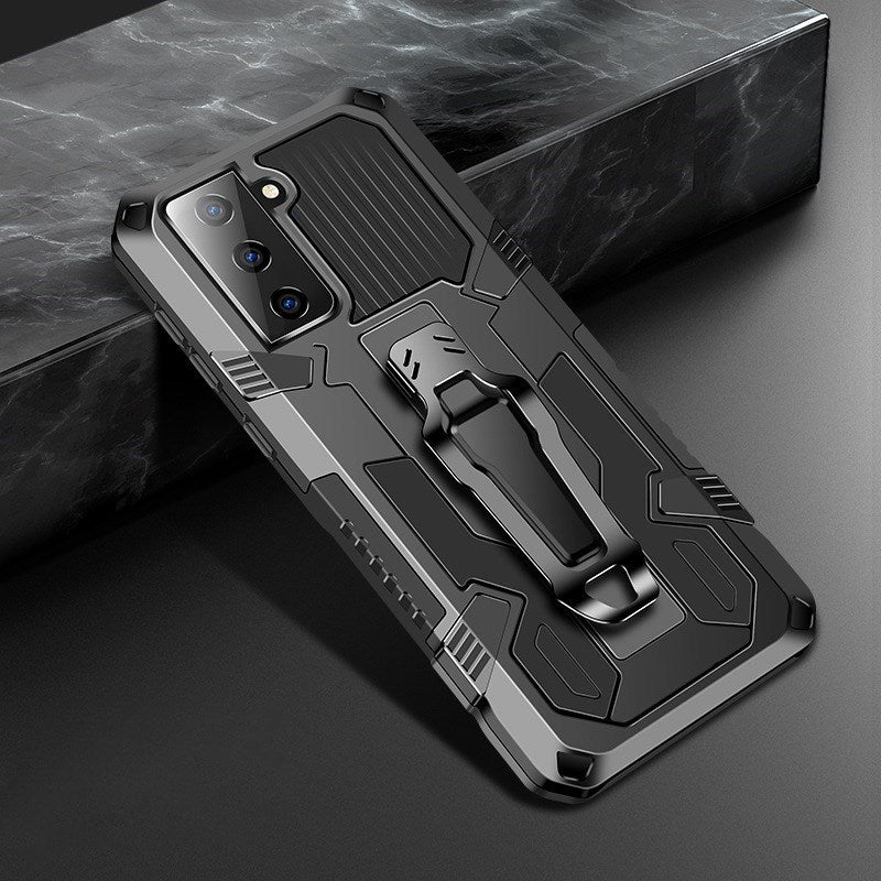 Étui multifonctionnel Phone Warrior avec clip ceinture pour Samsung S21FE
